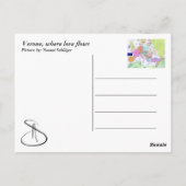 Carte Postale Vérone, où coule l'amour (Dos)