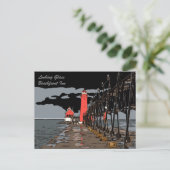 CARTE POSTALE VERRE (Debout devant)