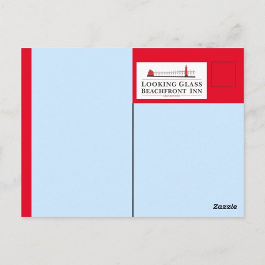 CARTE POSTALE VERRE (Dos)