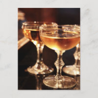 verre à champagne toast doré