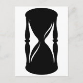 Carte Postale Verre à l'heure - Sables du temps (Devant)