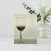 Carte Postale Verre à vin (Debout devant)