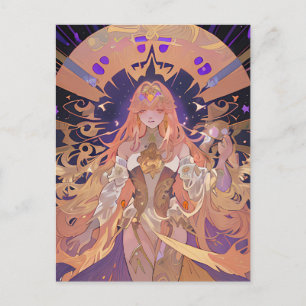 Carte Postale Verre Anime