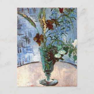 Carte Postale Verre aux fleurs sauvages, Vincent van Gogh