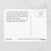 Carte Postale Verre avec Fourche fondue (Dos)