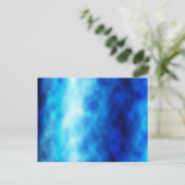 Carte Postale Verre bleu (Debout devant)
