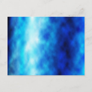 Carte Postale Verre bleu