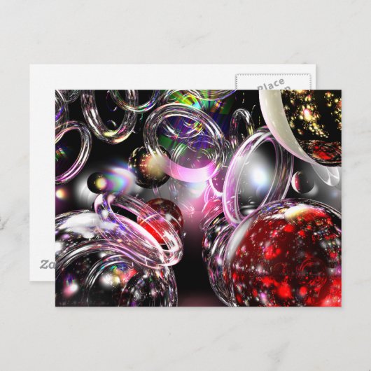 Carte Postale Verre coloré (Devant / Derrière)