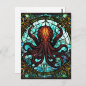 Carte Postale Verre Cthulhu (Devant / Derrière)