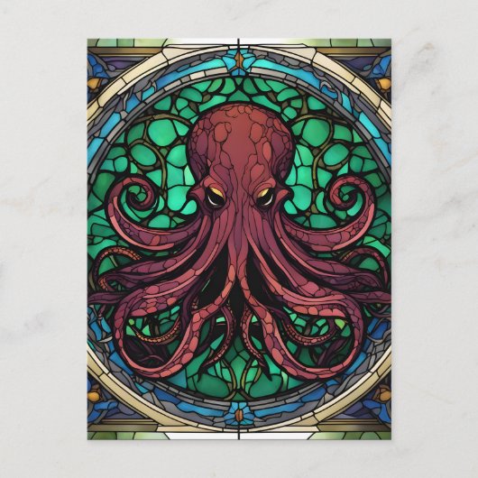 Carte Postale Verre Cthulhu (Devant)