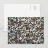 Carte Postale Verre de mer à Glass Beach - Bermudes (Devant / Derrière)