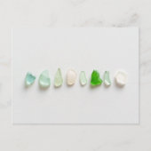 Carte Postale Verre de mer de différentes couleurs, esthétique m (Devant)