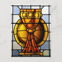 Verre de peinture du Saint Graal - Sacrement