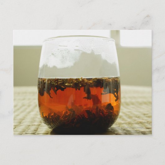 Carte Postale Verre de thé chinois (Devant)
