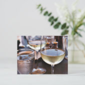 Carte Postale Verre De Vin Blanc (Debout devant)