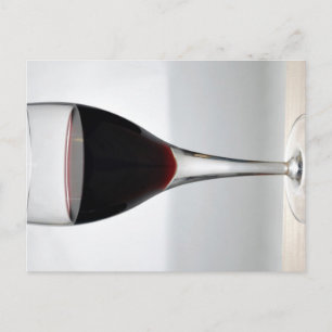 Carte Postale Verre de vin rouge