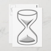 Carte Postale Verre horaire / Timer (Devant / Derrière)