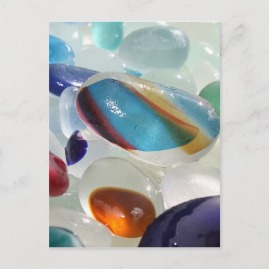 Carte Postale Verre marin arc-en-ciel (Devant)