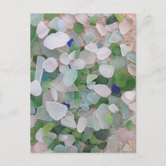 Carte Postale Verre marin de l'océan (Devant)