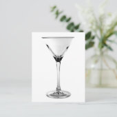 Carte Postale verre martini (Debout devant)