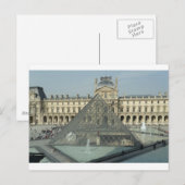 Carte Postale Verre Paris Louvre (Devant / Derrière)