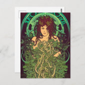 Carte Postale Verre teinté de Mère Terre  (Devant / Derrière)