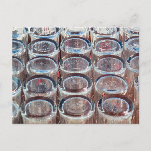 Carte Postale Verres de boisson Abstraits (Devant)
