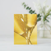 Carte Postale Verres de champagne (Debout devant)