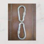 Carte Postale Verrouillage : Conception de serrure de carabiner  (Devant)