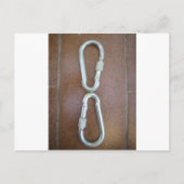 Carte Postale Verrouillage : Conception de serrure de carabiner  (Devant)