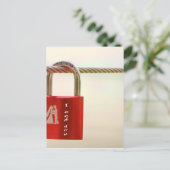Carte Postale Verrouillage d'amour (Debout devant)
