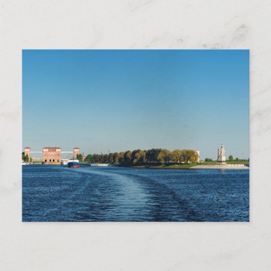 Carte Postale Verrouillage du réservoir Rybinsk (Devant)