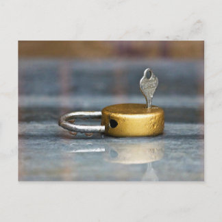 Carte Postale Verrouillage et photo clé