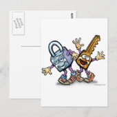 Carte Postale Verrouiller n clé (Devant / Derrière)