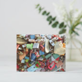 Carte Postale Verrous d'amour (3) (Debout devant)