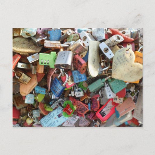 Carte Postale Verrous d'amour (3) (Devant)