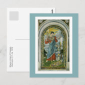 Carte Postale vers 1910, Mosaïque de Minerva à la Bibliothèque d (Devant / Derrière)