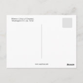 Carte Postale vers 1910, Mosaïque de Minerva à la Bibliothèque d (Dos)