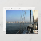 Carte Postale Vers Carthagène, Colombie (Devant / Derrière)