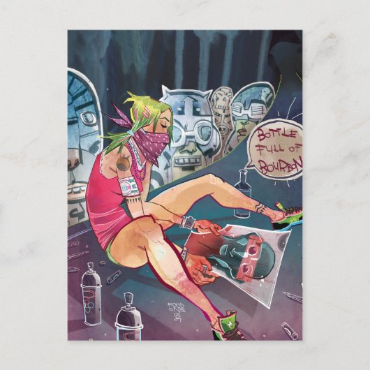 Carte postale vers de terre (Devant)