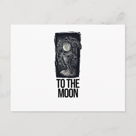 Carte Postale Vers la lune (Devant)