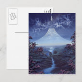 Carte Postale Vers l'aube sur le monde des anneaux (Devant / Derrière)