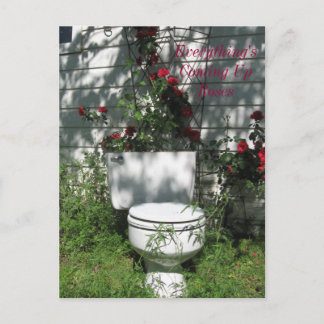 Carte Postale Vers le haut Rose