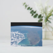 Carte Postale Vers le nord de la péninsule de Floride. (Debout devant)