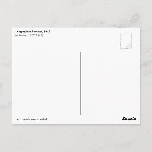 Carte Postale Vers L'Été 1945 (Dos)