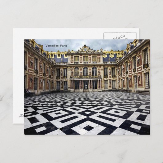 Carte Postale Versaille à Paris (Devant / Derrière)