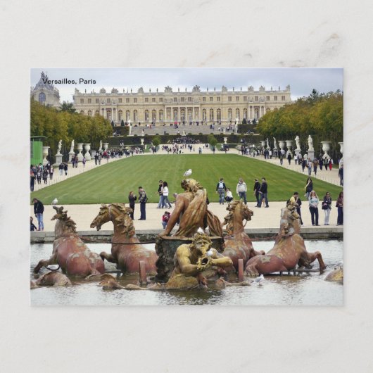 Carte Postale Versailles, Paris. (Devant)