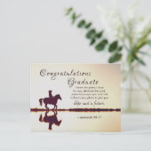 Carte Postale Verse de la Bible "Je connais les plans que j'ai"  (Debout devant)