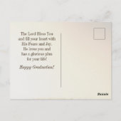 Carte Postale Verse de la Bible "Je connais les plans que j'ai"  (Dos)