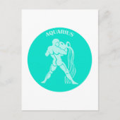 Carte Postale Verseau, Signe du zodiaque, Horoscope, Astrologie (Devant)